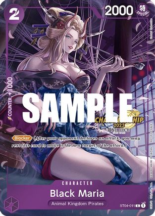 Black Maria (CS 2023 Celebration Pack) (ST04-011) - One Piece Promotion Cards Foil | Grognard Games