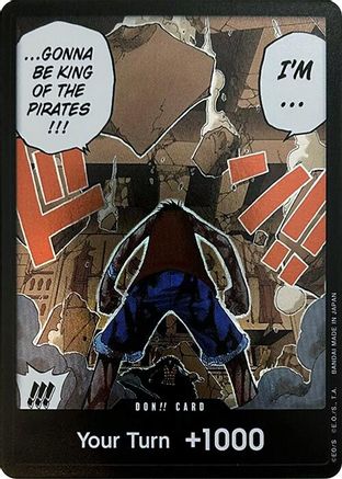 DON!! Card (Luffy vs. Crocodile) (Devil Fruits Collection Vol. 1) - One Piece Promotion Cards Foil | Grognard Games