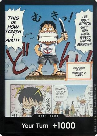 DON!! Card (Young Luffy) (Devil Fruits Collection Vol. 1) - One Piece Promotion Cards Foil | Grognard Games