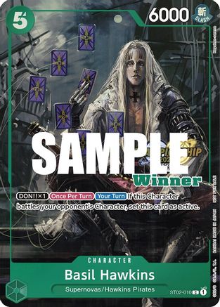 Basil Hawkins (CS 2023 Top Players Pack) [Winner] (ST02-010) - One Piece Promotion Cards Foil | Grognard Games