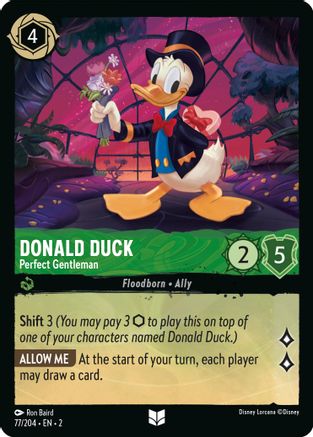 Donald Duck - Perfect Gentleman (77/204) [Rise of the Floodborn] | Grognard Games