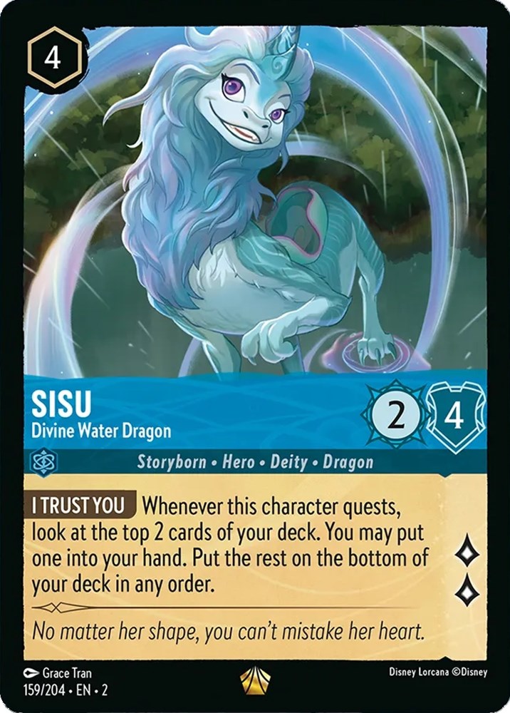 Sisu - Divine Water Dragon (159/204) [Rise of the Floodborn] | Grognard Games