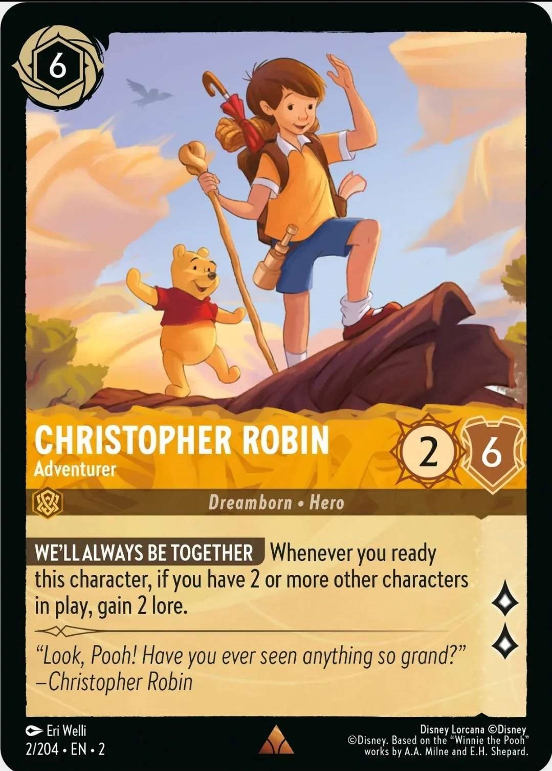 Christopher Robin - Adventurer (2/204) [Rise of the Floodborn] | Grognard Games