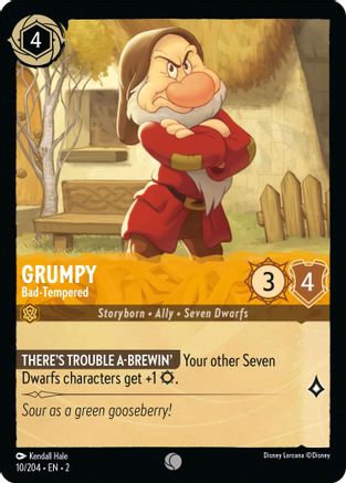 Grumpy - Bad-Tempered (10/204) [Rise of the Floodborn] | Grognard Games