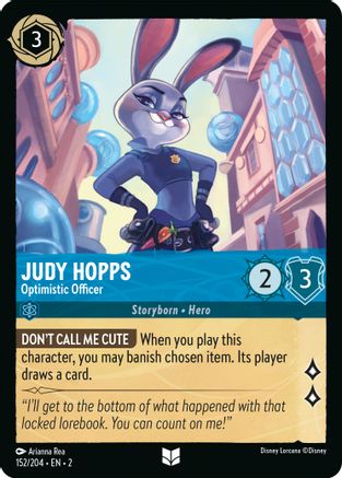 Judy Hopps - Optimistic Officer (152/204) [Rise of the Floodborn] | Grognard Games
