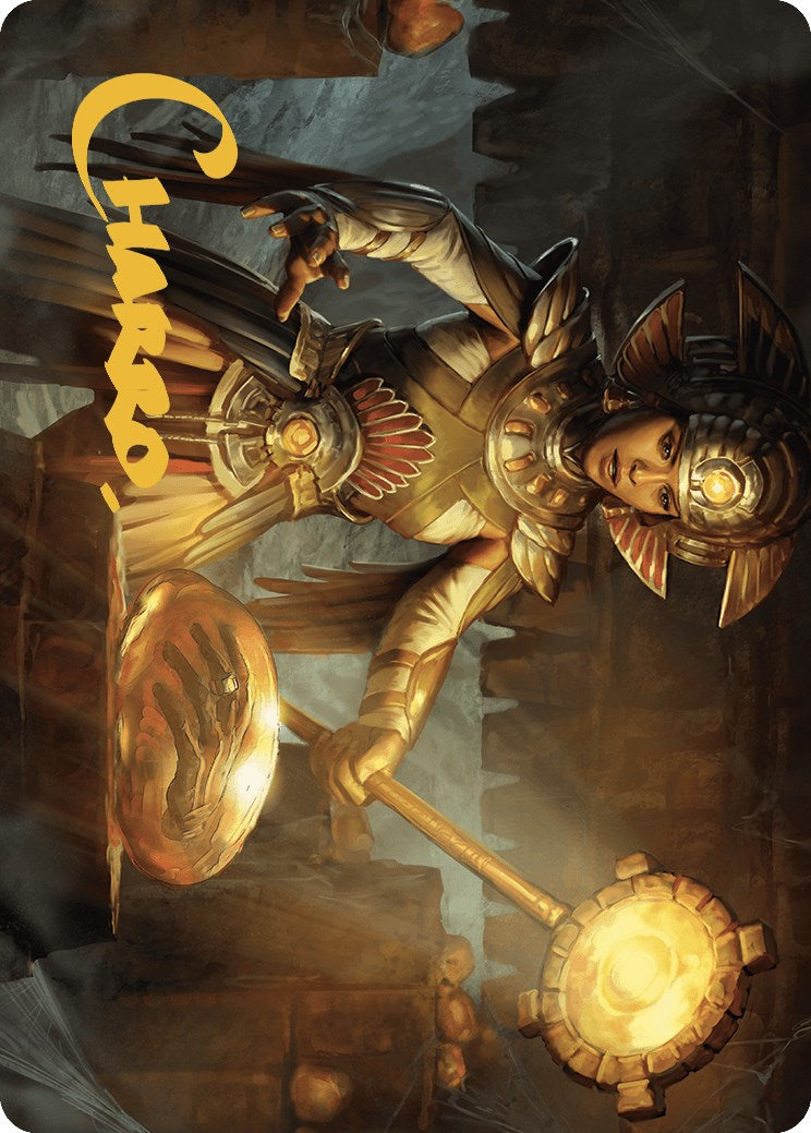 Curator of Sun's Creation Art Card (Gold-Stamped Signature) [The Lost Caverns of Ixalan Art Series] | Grognard Games