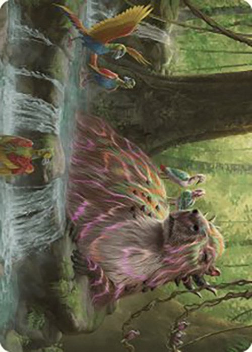 Basking Capybara Art Card [The Lost Caverns of Ixalan Art Series] | Grognard Games