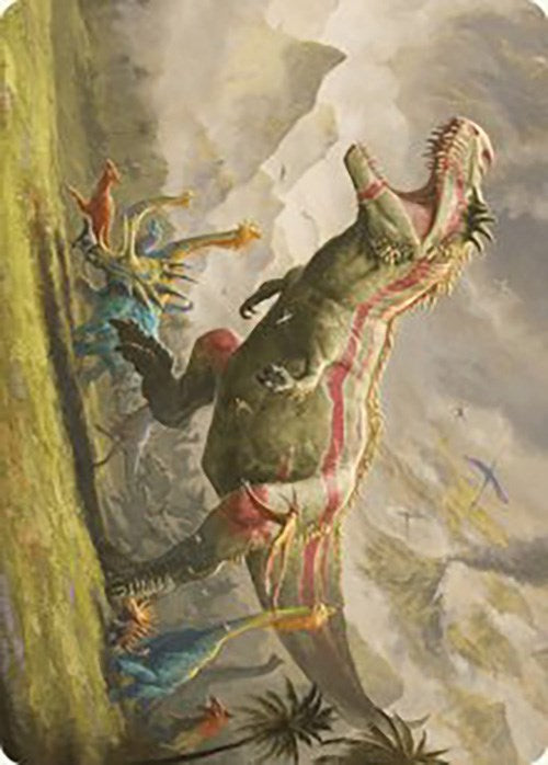 Ghalta, Stampede Tyrant Art Card [The Lost Caverns of Ixalan Art Series] | Grognard Games