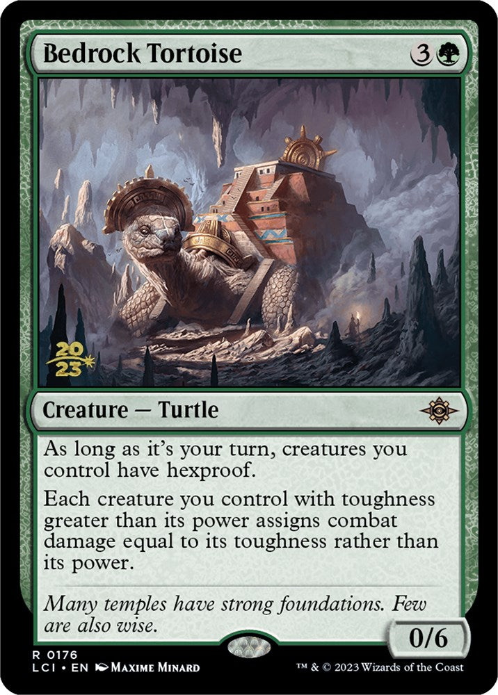 Bedrock Tortoise [The Lost Caverns of Ixalan Prerelease Cards] | Grognard Games