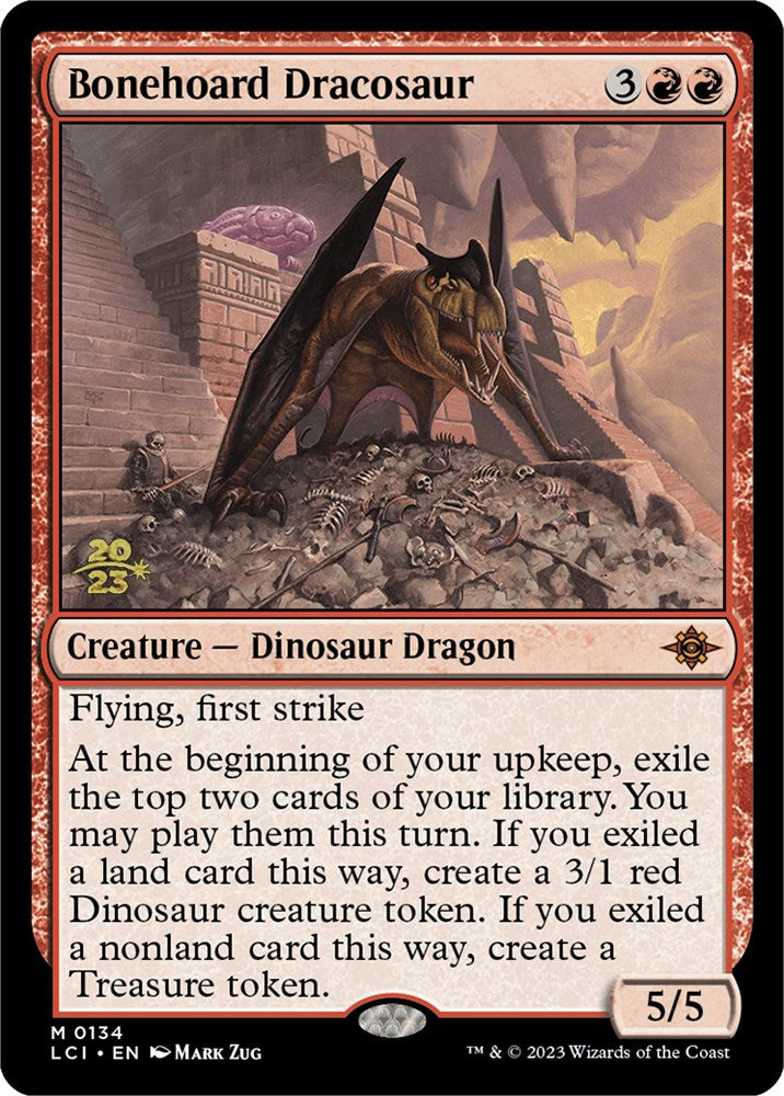 Bonehoard Dracosaur [The Lost Caverns of Ixalan Prerelease Cards] | Grognard Games