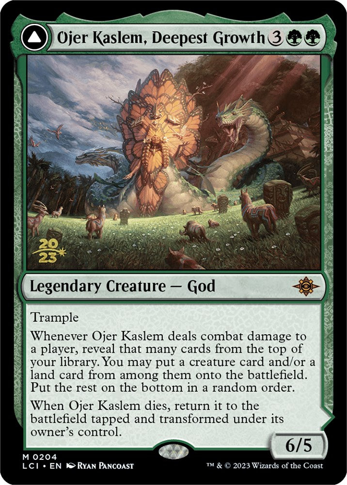 Ojer Kaslem, Deepest Growth // Temple of Cultivation [The Lost Caverns of Ixalan Prerelease Cards] | Grognard Games