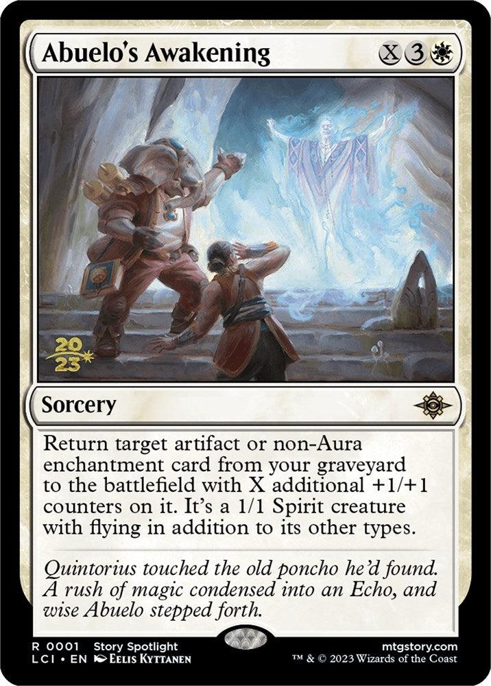 Abuelo's Awakening [The Lost Caverns of Ixalan Prerelease Cards] | Grognard Games