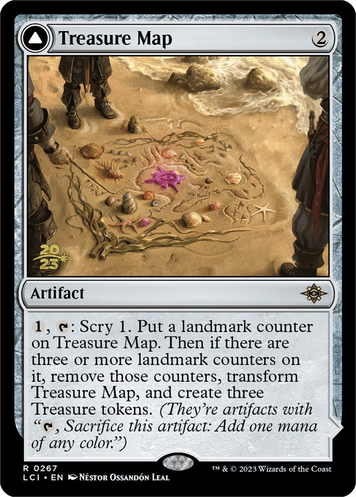 Treasure Map // Treasure Cove [The Lost Caverns of Ixalan Prerelease Cards] | Grognard Games