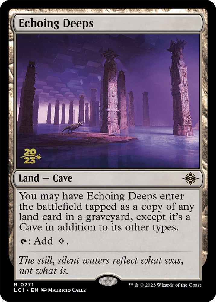 Echoing Deeps [The Lost Caverns of Ixalan Prerelease Cards] | Grognard Games