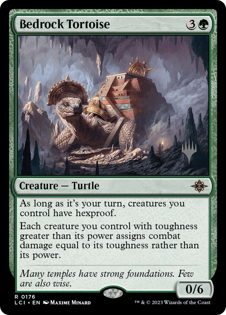 Bedrock Tortoise (Promo Pack) [The Lost Caverns of Ixalan Promos] | Grognard Games