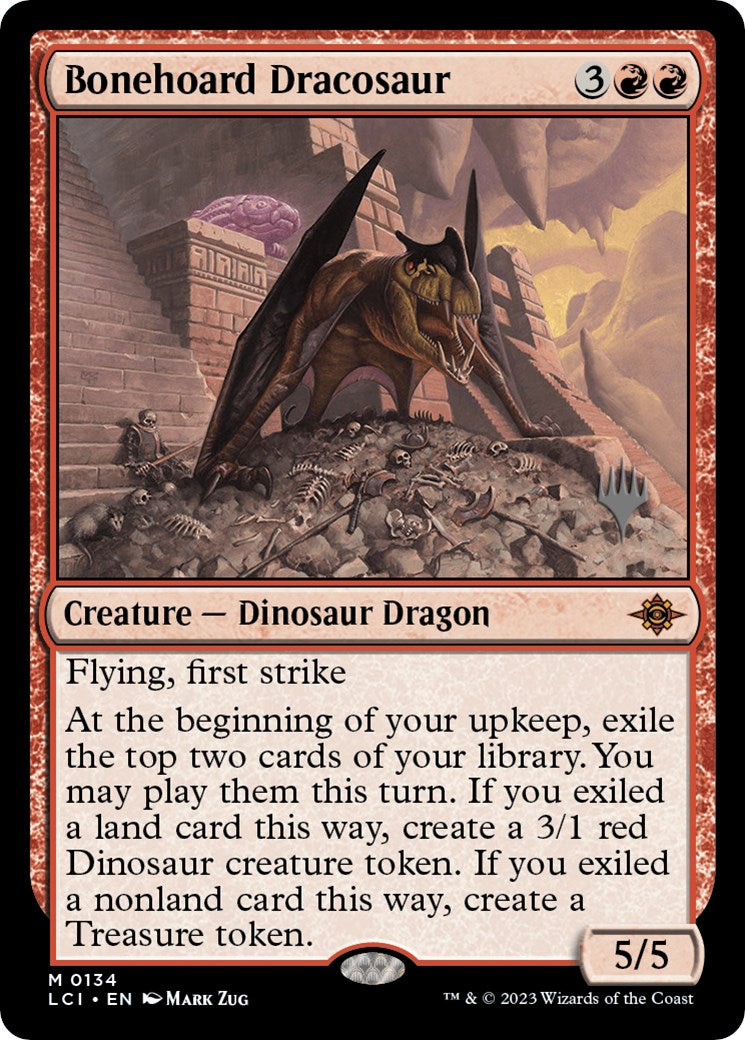 Bonehoard Dracosaur (Promo Pack) [The Lost Caverns of Ixalan Promos] | Grognard Games