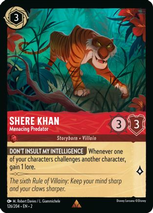 Shere Khan - Menacing Predator (126/204) [Rise of the Floodborn] | Grognard Games