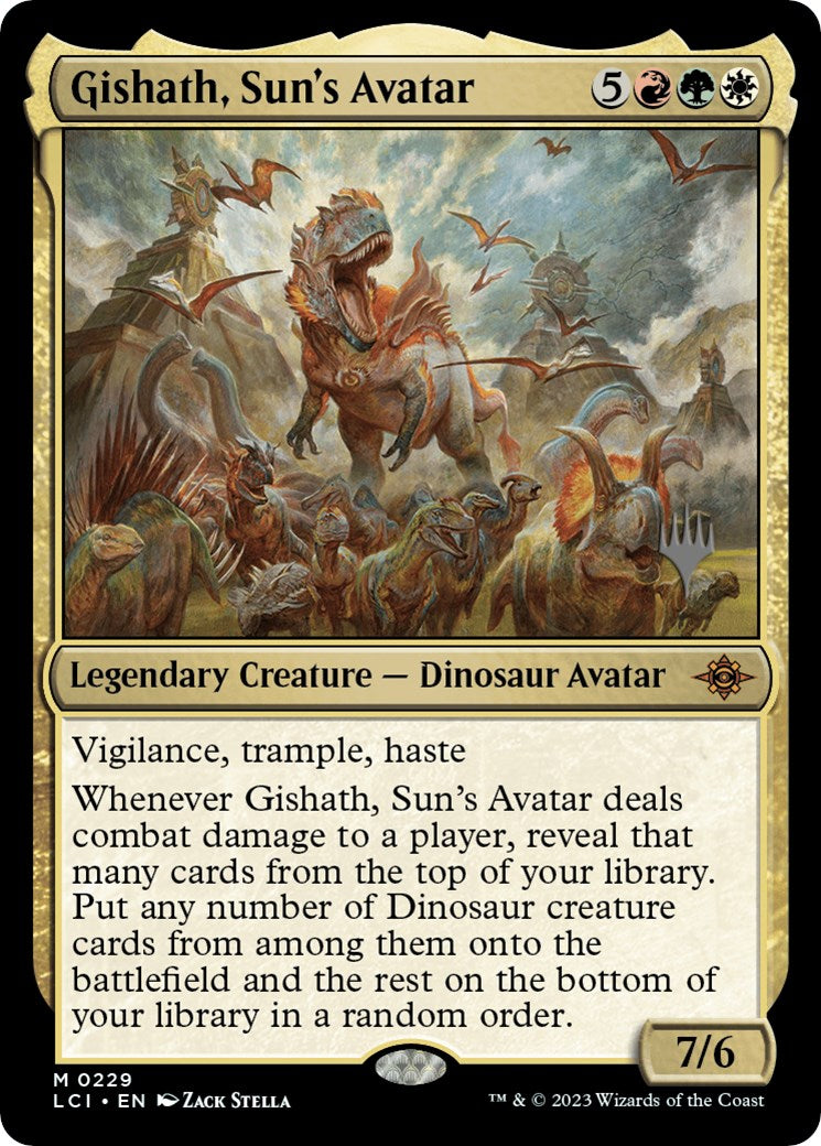 Gishath, Sun's Avatar (Promo Pack) [The Lost Caverns of Ixalan Promos] | Grognard Games