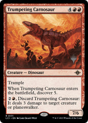 Trumpeting Carnosaur (Promo Pack) [The Lost Caverns of Ixalan Promos] | Grognard Games