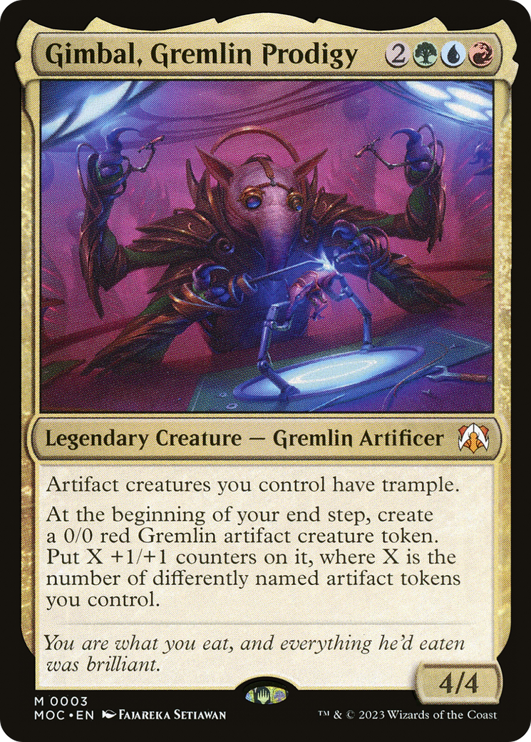 Gimbal, Gremlin Prodigy [March of the Machine Commander] | Grognard Games