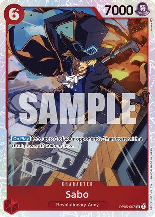 Sabo (007) (OP05-007) - Awakening of the New Era Foil | Grognard Games