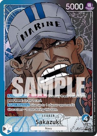 Sakazuki (Alternate Art) (OP05-041) - Awakening of the New Era Foil | Grognard Games