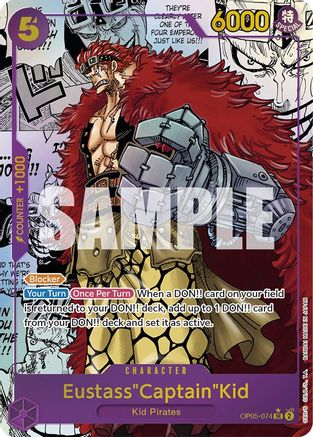 Eustass"Captain"Kid (Alternate Art) (Manga) (OP05-074) - Awakening of the New Era Foil | Grognard Games