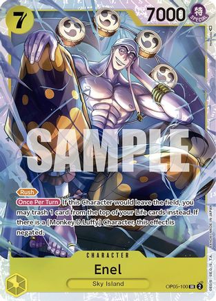 Enel (100) (OP05-100) - Awakening of the New Era Foil | Grognard Games
