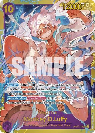 Monkey.D.Luffy (119) (OP05-119) - Awakening of the New Era Foil | Grognard Games