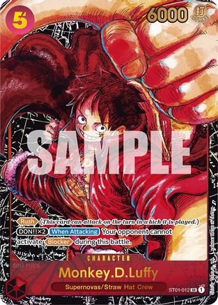 Monkey.D.Luffy (012) (Alternate Art) (ST01-012) - Awakening of the New Era Foil | Grognard Games
