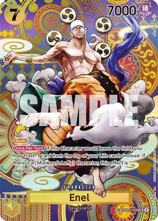 Enel (100) (SP) (OP05-100) - Awakening of the New Era Foil | Grognard Games