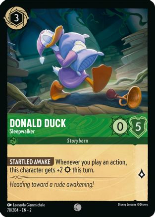 Donald Duck - Sleepwalker (78/204) [Rise of the Floodborn] | Grognard Games