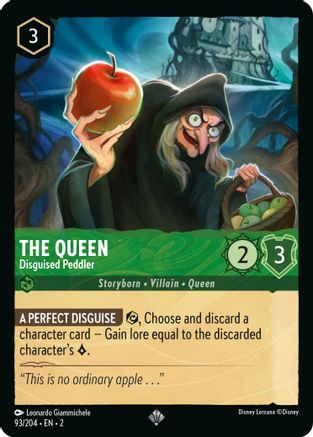 The Queen - Disguised Peddler (93/204) [Rise of the Floodborn] | Grognard Games