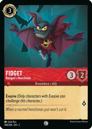 Fidget - Ratigan's Henchman (108/204) [Rise of the Floodborn] | Grognard Games