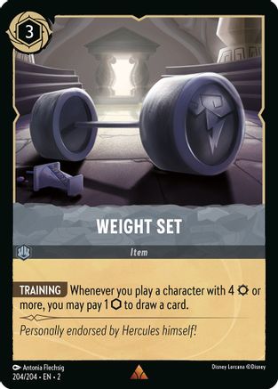 Weight Set (204/204) [Rise of the Floodborn] | Grognard Games