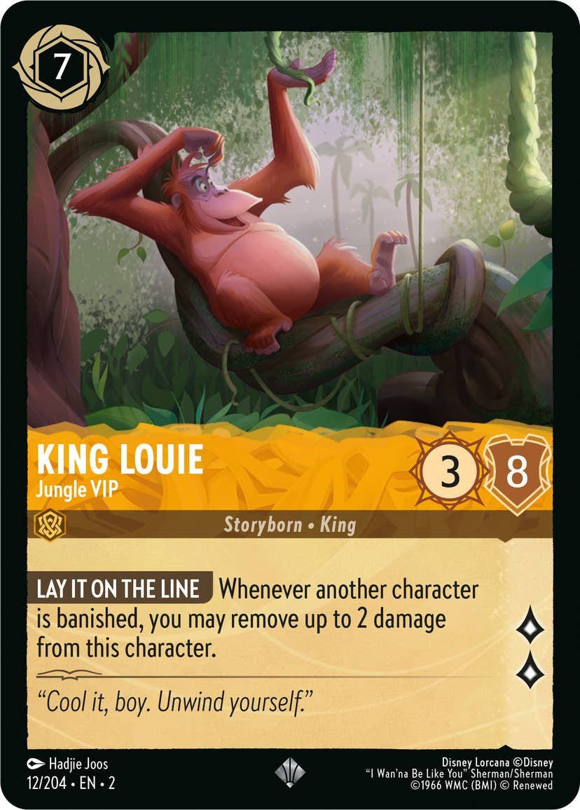 King Louie - Jungle VIP (12/204) [Rise of the Floodborn] | Grognard Games