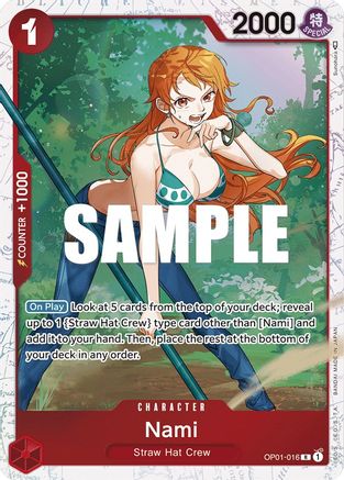 Nami - OP01-016 (Ultra Deck: The Three Captains) (OP01-016) - One Piece Promotion Cards Foil | Grognard Games