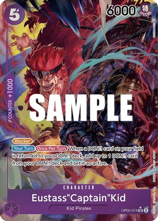 Eustass"Captain"Kid (Alternate Art) (OP05-074) - Awakening of the New Era Foil | Grognard Games