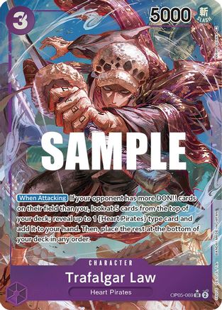 Trafalgar Law (Alternate Art) (069) (OP05-069) - Awakening of the New Era Foil | Grognard Games