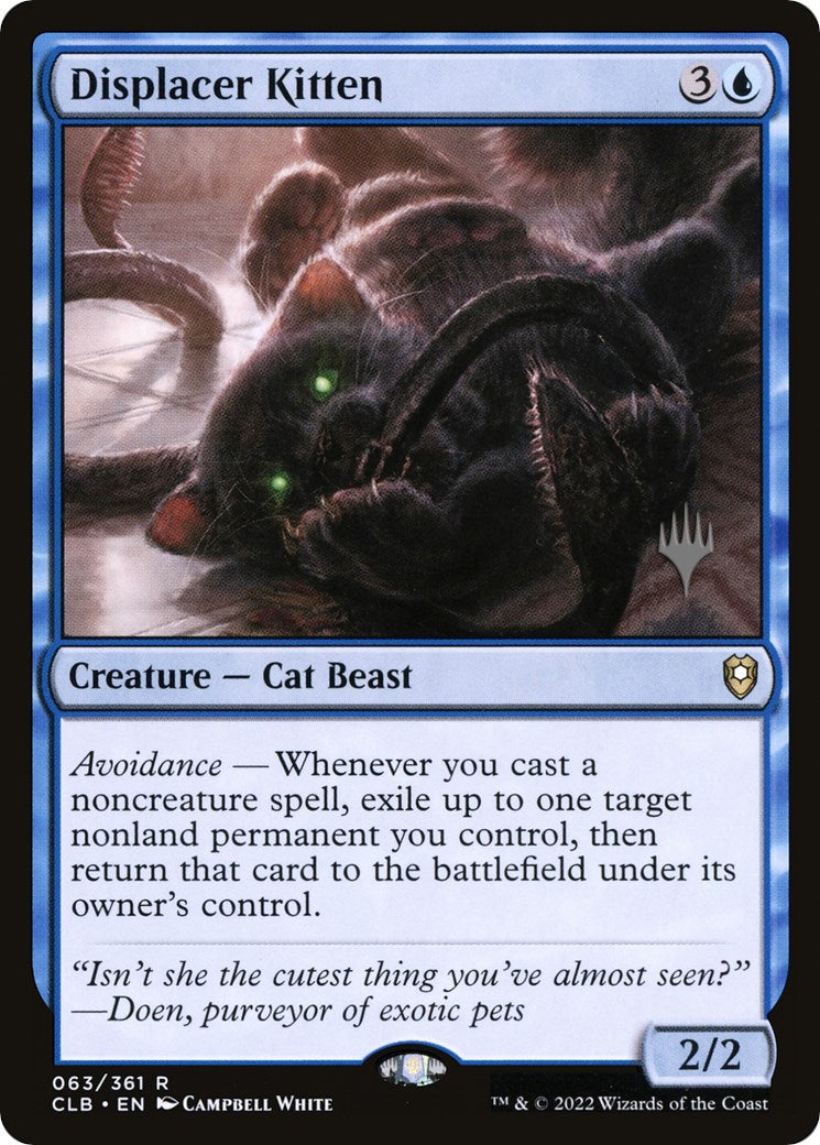 Displacer Kitten (Promo Pack) [The Lost Caverns of Ixalan Promos] | Grognard Games