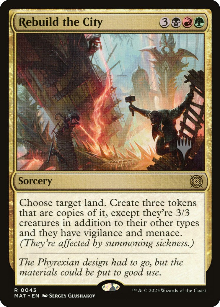 Rebuild the City (Promo Pack) [The Lost Caverns of Ixalan Promos] | Grognard Games