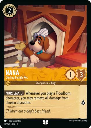 Nana - Darling Family Pet (17/204) [Rise of the Floodborn] | Grognard Games