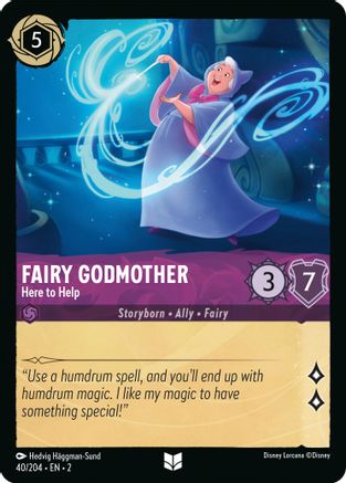 Fairy Godmother - Here to Help (40/204) [Rise of the Floodborn] | Grognard Games