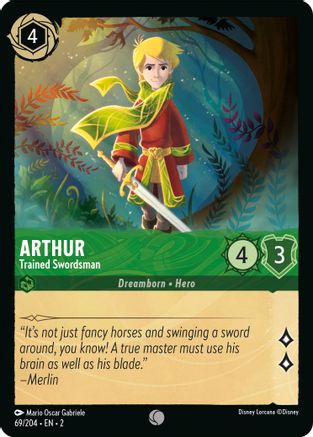 Arthur - Trained Swordsman (69/204) [Rise of the Floodborn] | Grognard Games