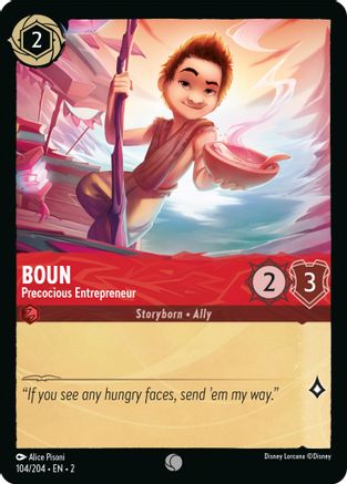 Boun - Precocious Entrepreneur (104/204) [Rise of the Floodborn] | Grognard Games