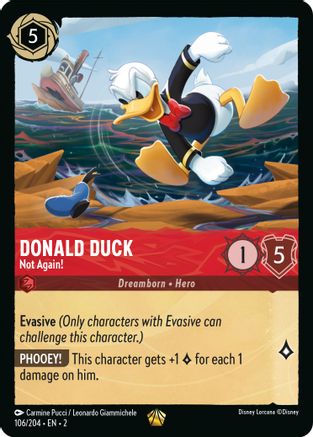 Donald Duck - Not Again! (106/204) [Rise of the Floodborn] | Grognard Games