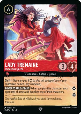 Lady Tremaine - Imperious Queen (110/204) [Rise of the Floodborn] | Grognard Games