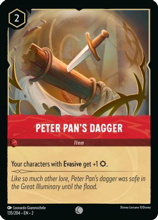 Peter Pan's Dagger (135/204) [Rise of the Floodborn] | Grognard Games
