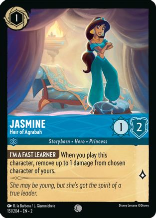 Jasmine - Heir of Agrabah (151/204) [Rise of the Floodborn] | Grognard Games