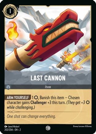 Last Cannon (202/204) [Rise of the Floodborn] | Grognard Games